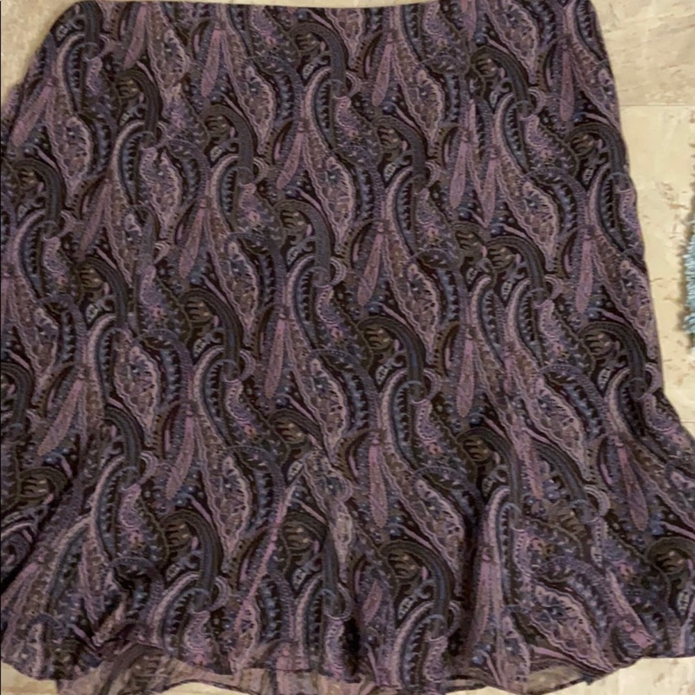 Charter Club 100% Silk Skirt